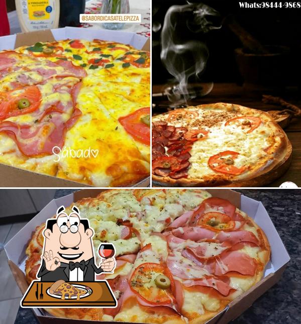 No Sabor Di Casa, você pode conseguir pizza