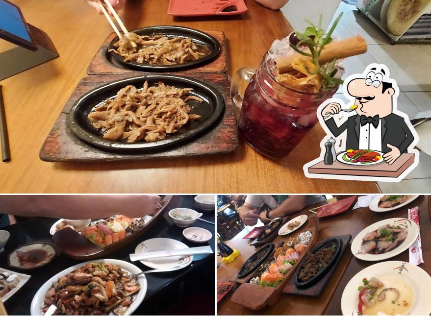 Platos en Dachô Restaurante Japonês