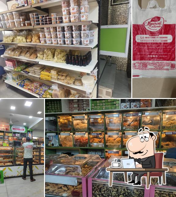 Check out how Agarwal Sweets looks inside