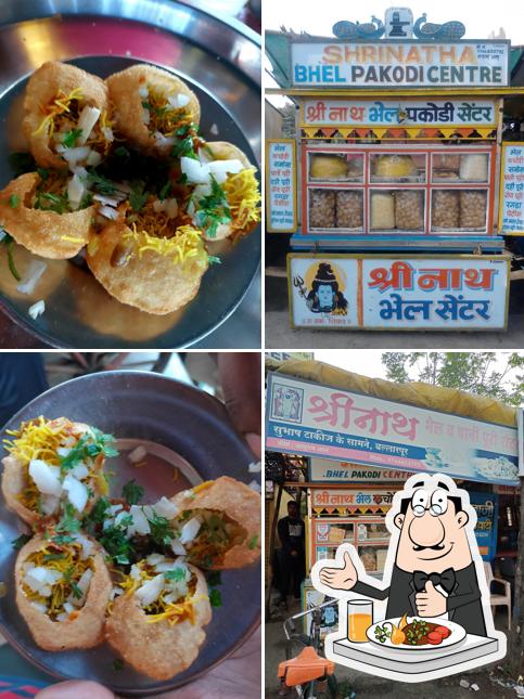 Food at Shree Nath Bhel Center