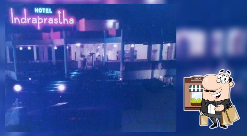 The outside area is an important feature of HOTEL Indraprastha