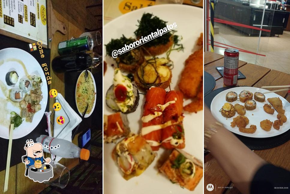 Platos en Sabori Restaurante Oriental