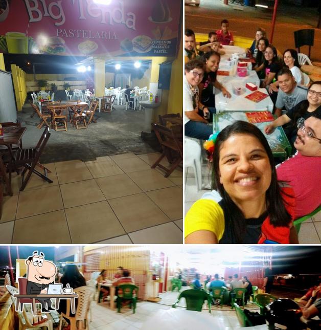 O interior do Big Tenda