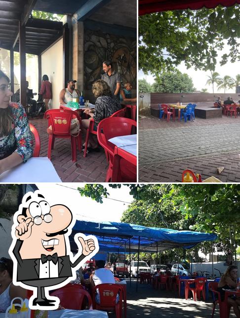 O interior do Pipico´s Restaurante