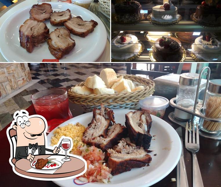 Prove refeições de carne no Padaria & Confeitaria JD. Alvinopolis