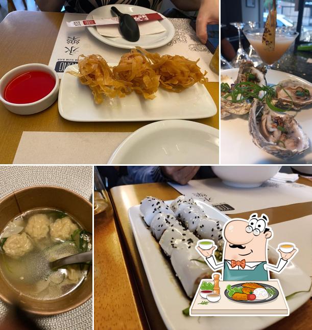 Rangoon do caranguejo em Yǒng Dim Sum Bar