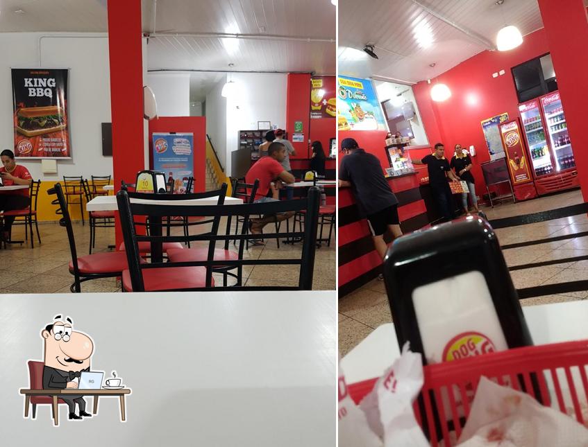 O interior do Dog King