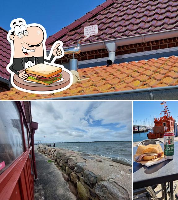 Sandwichs au fromage grillé à Kiosk (Fischbrötchen etc)