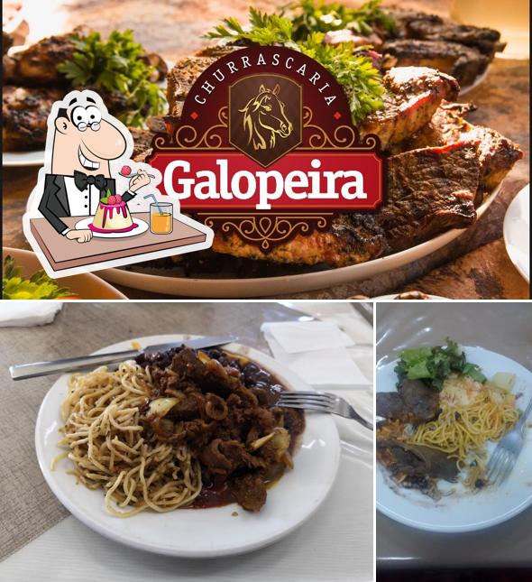 Churrascaria Galopeira provê uma seleção de sobremesas