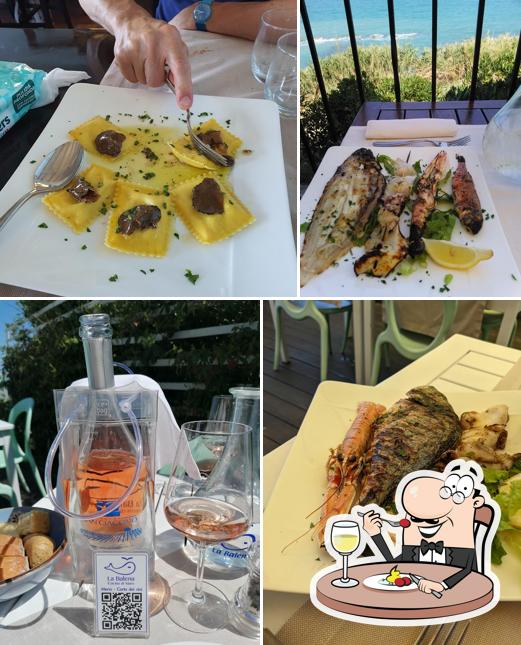 Cibo al Ristorante La Balena