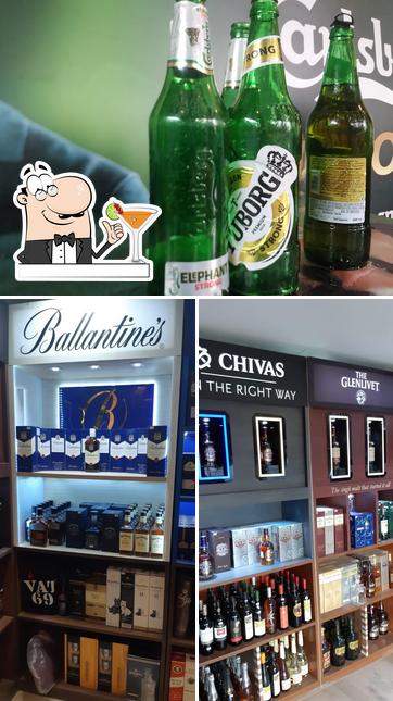 Pick a drink from the menu