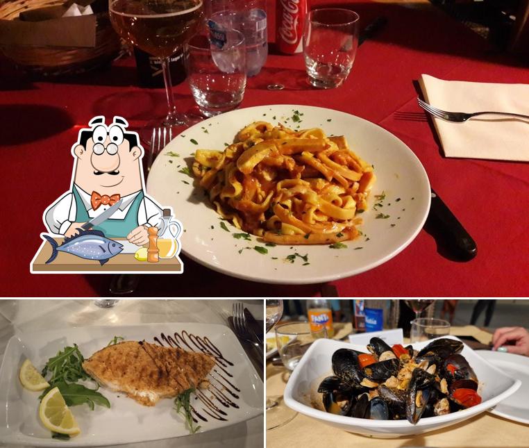 Salmone grigliato al Trattoria Lu Pescatore