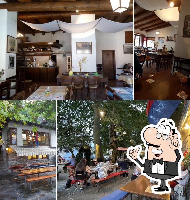 Gli interni di Grotto Raffael