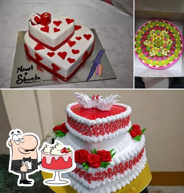 Red velvet cake at Dhanam Sweets & Cakes& Tea Coffee Shop