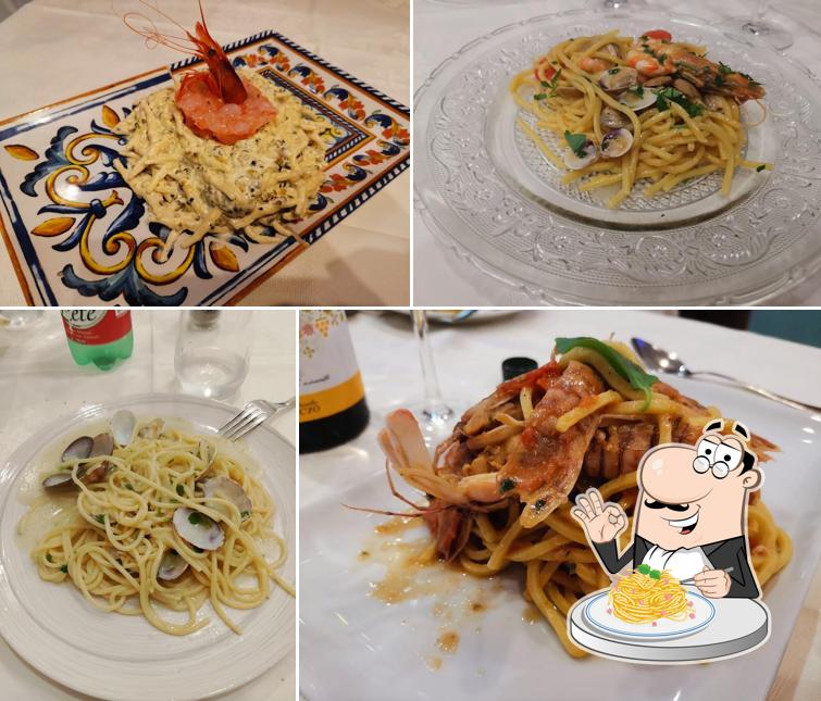 Spaghetti alla carbonara al Le Tre Caravelle