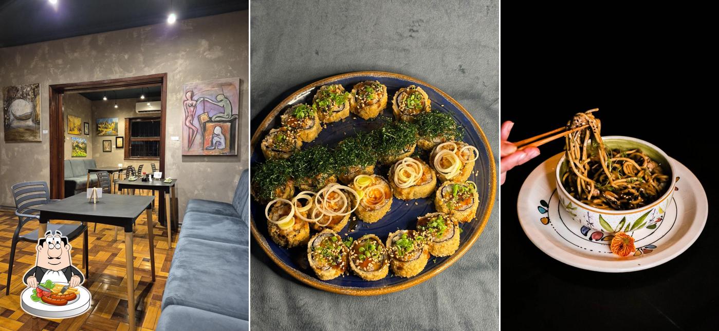 Platos en Blend gastronomia