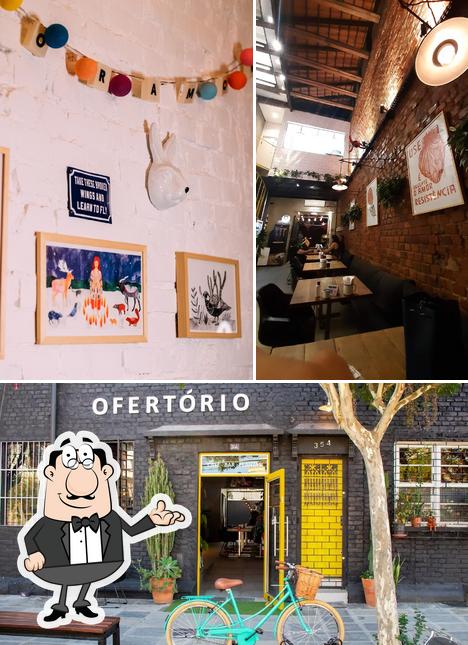 O interior do Ofertório Gastrobar