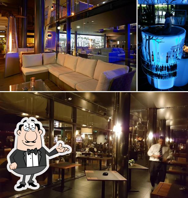 Gli interni di Ristorante Seven Lugano