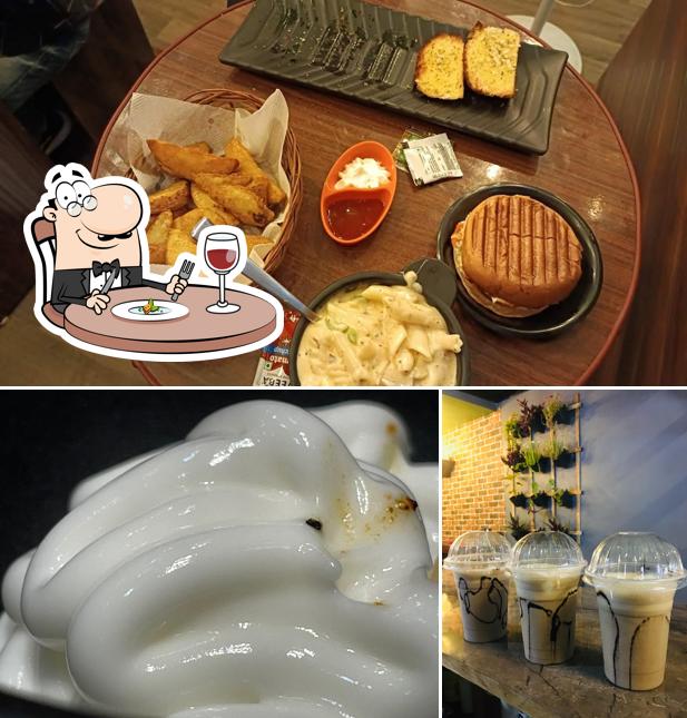 The restaurant's food and beverage