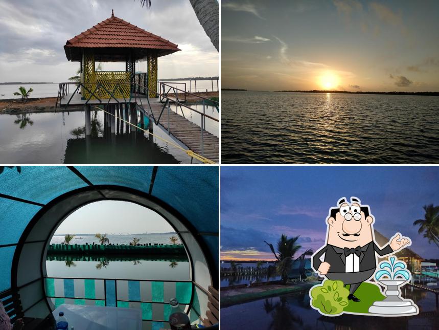 The exterior is an important feature of Sealand Resort, Puthuppally