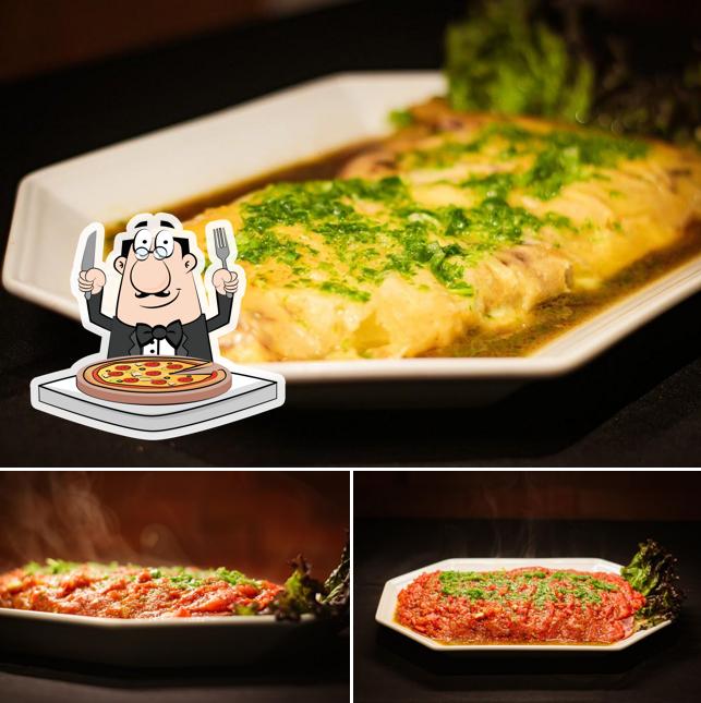 Escolha pizza no Império do bauru