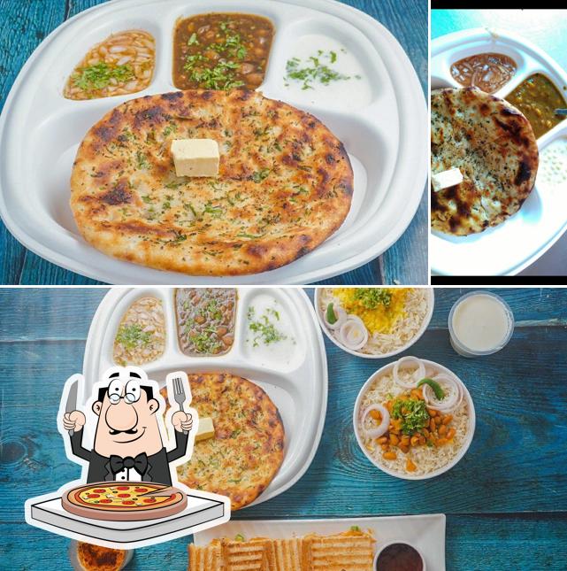 Order pizza at Raj Fast Food