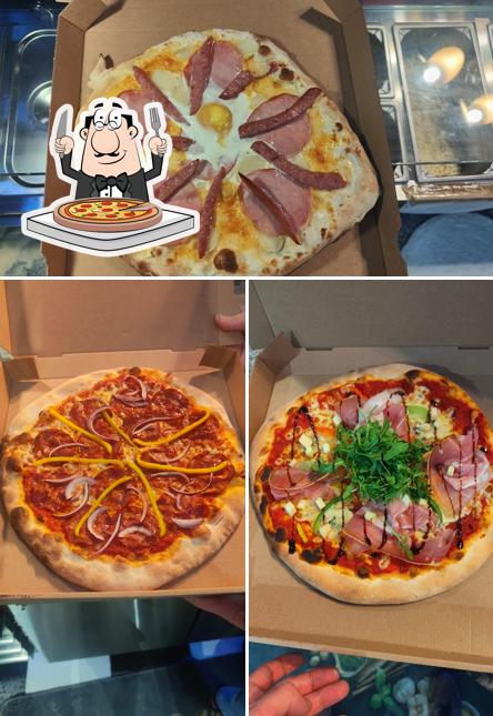 Prenez des pizzas à Chez David et Ruby