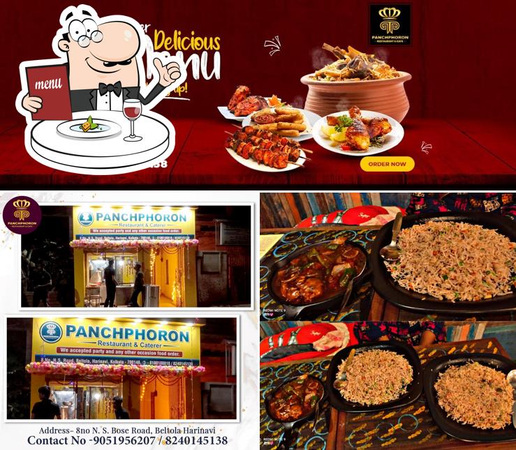 Food at Panchphoron Restaurant & Cafe