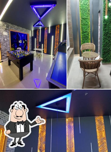 The interior of The Hunger Game and Cafe