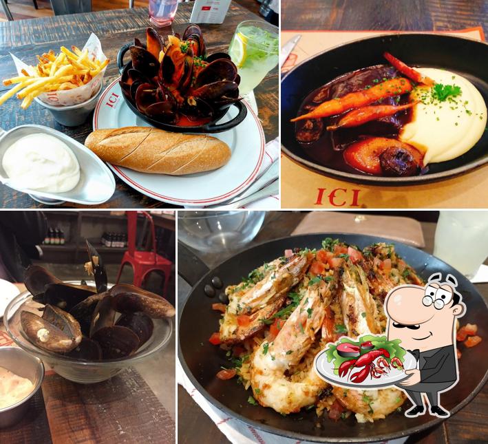 Peça frutos do mar no ICI Brasserie - Shopping JK Iguatemi