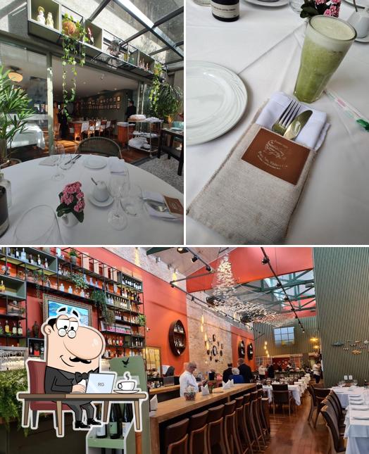 O interior do Bacalhau Vinho e Cia do ITAIM