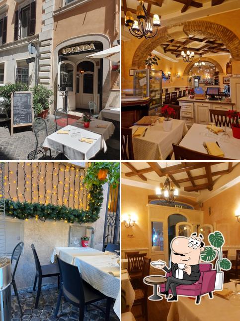 Gli interni di Locanda