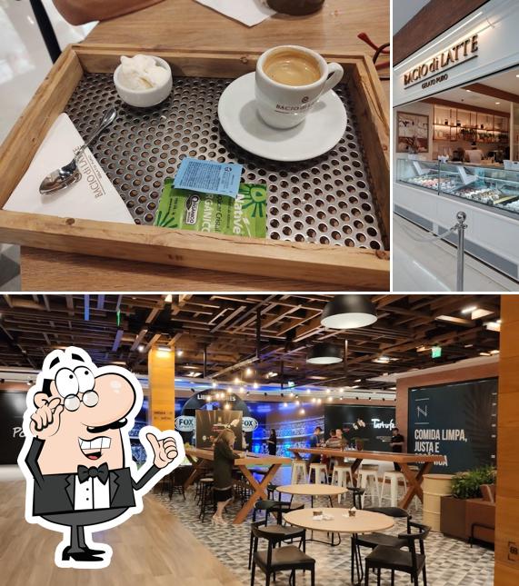 O interior do Bacio di Latte