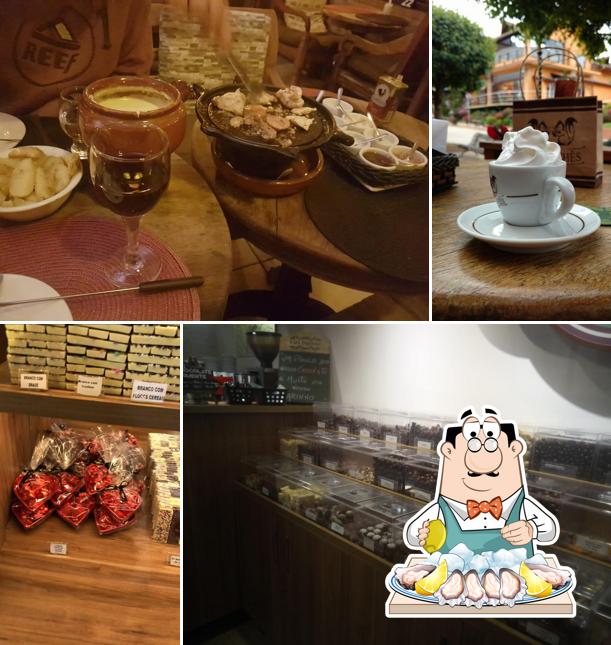 Ostras em Chocolateria Monte Verde