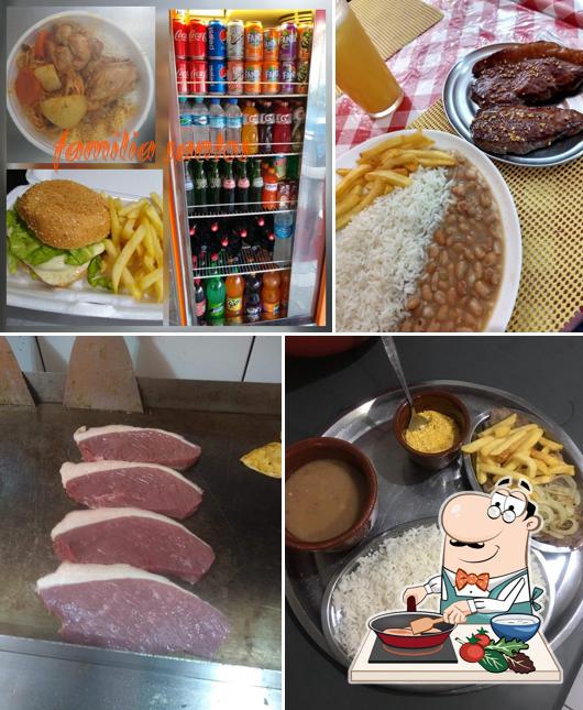 Curry de frango em Restaurante e pizzaria Família Santos