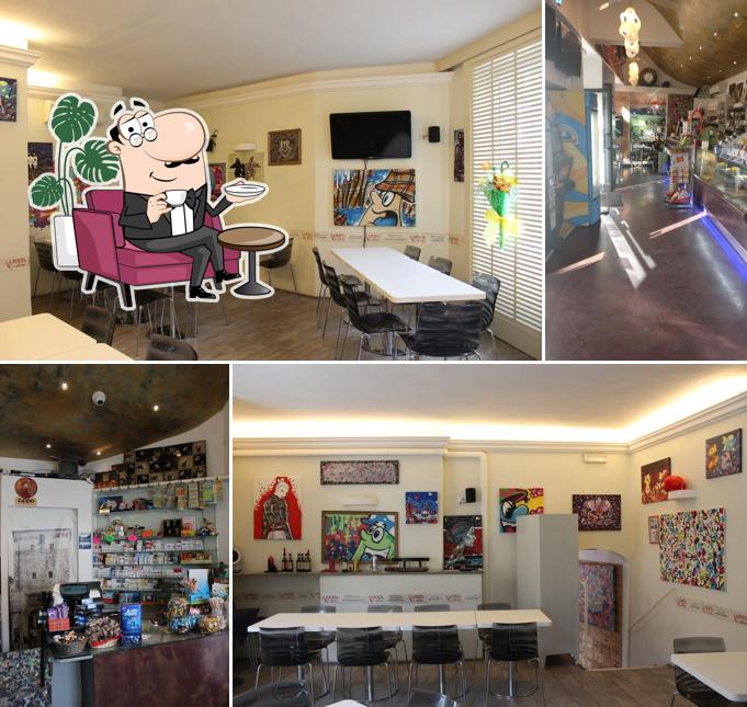 Gli interni di La Posta Caffè Bar