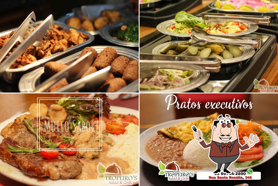 Comida em Restaurante Tropeiro's Salad & Grill