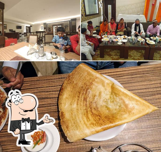 The image of South Court’s interior and food