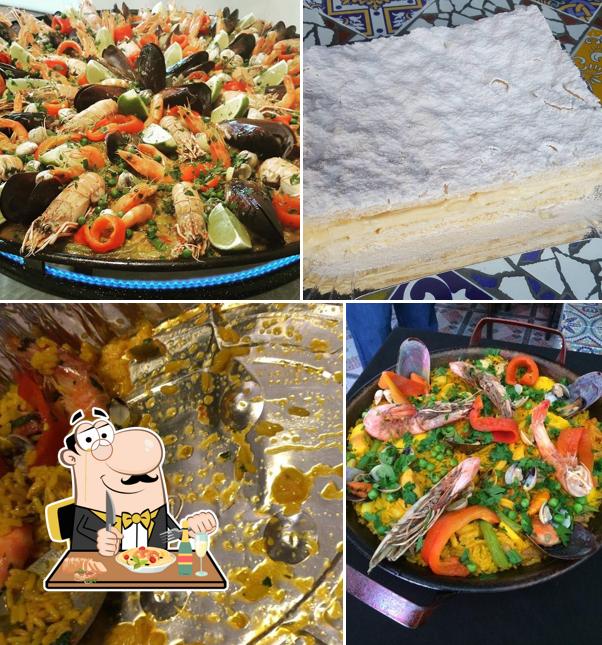 Comida em La Alhambra Restaurante Espanhol