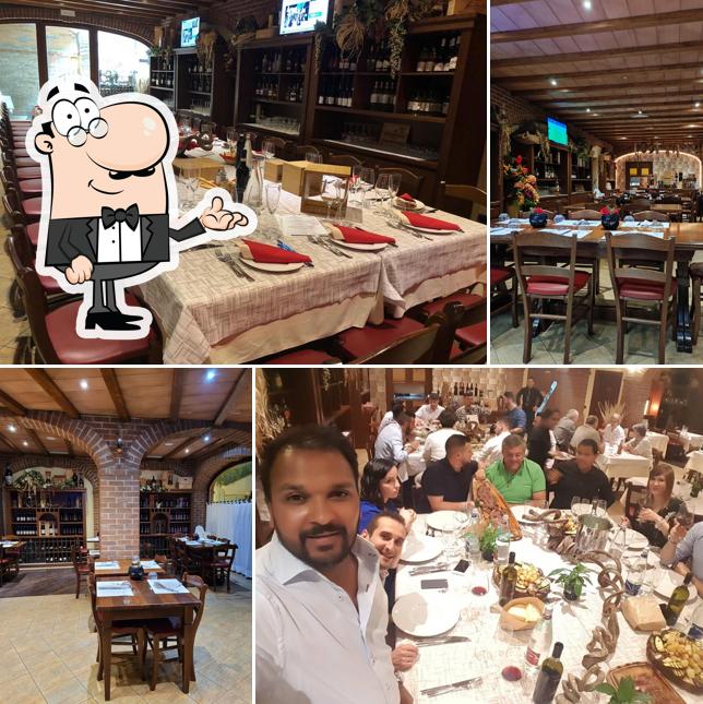 Gli interni di Taverna dei sapori