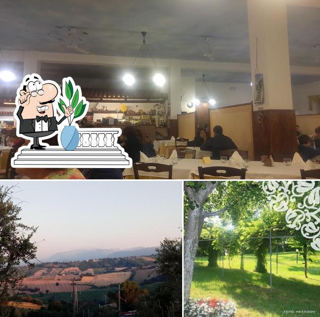 Guarda la foto che mostra la esterno e interni di Ristorante Pizzeria La Lucciola