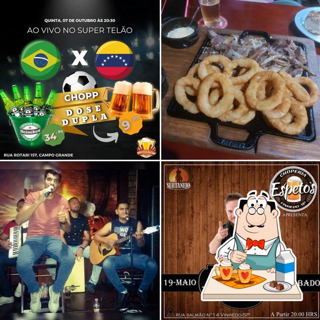 Desfrute de uma bebida no Choperia Espetos