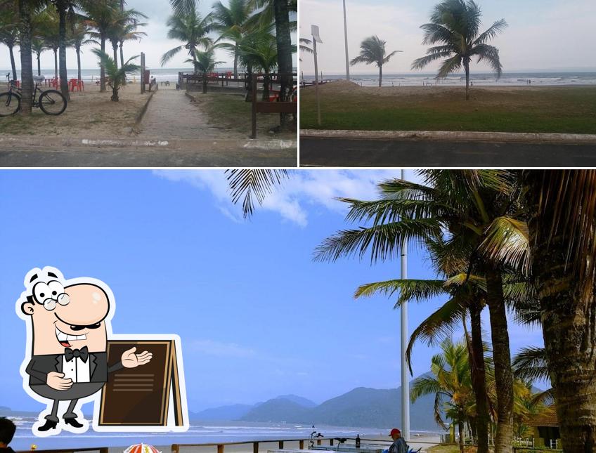 Você pode espairecer no na área externa do Quiosque Tina 29 ️‍