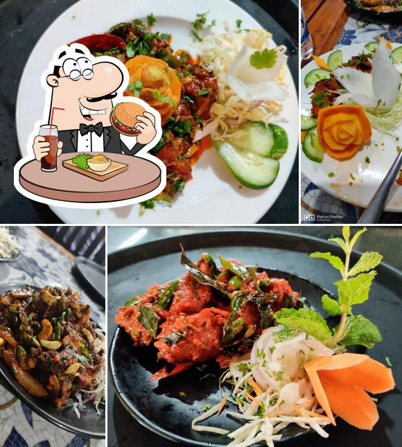 Order a burger at VISHAL COMFORTS