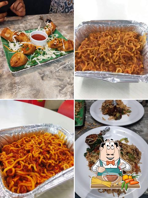 Spaghetti bolognese at Hot & Spice Chinese Restaurant