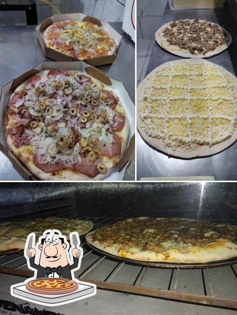 No Pizzaria A Boa, você pode provar pizza