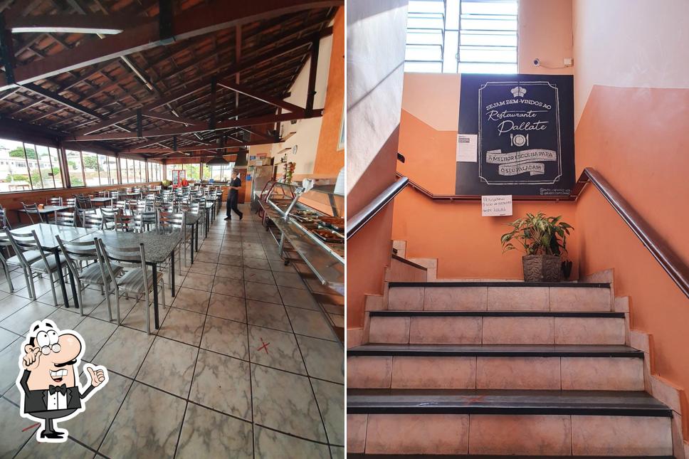 O interior do Restaurante Pallate