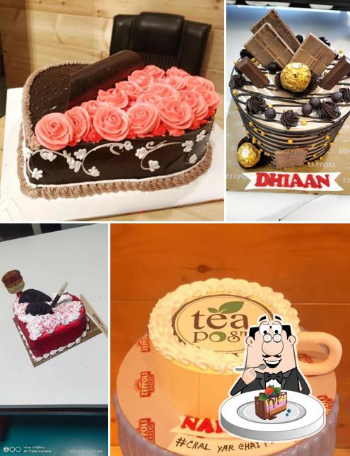 Chocolate cake at Zeppoli.bakers.Veraval