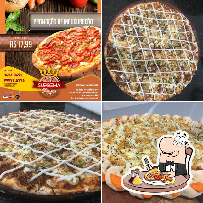 No Suprema Pizza, você pode desfrutar de pizza
