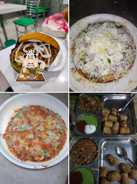 Order different kinds of pizza